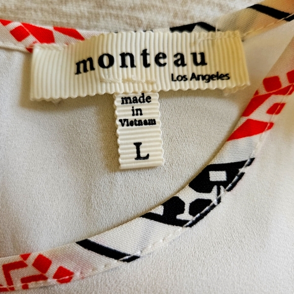 Monteau Los Angeles Tank Top, Flowy, Longer On The Sides, Size L - Picture 8 of 9